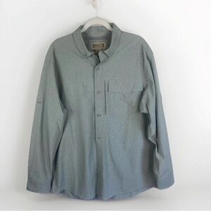 Duluth Trading Co‎ Men's Fishing Shirt men’s L Vented hiking camping outdoors